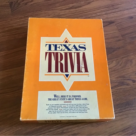 Vintage 1984 Texas Trivia board game - Picture 2 of 12